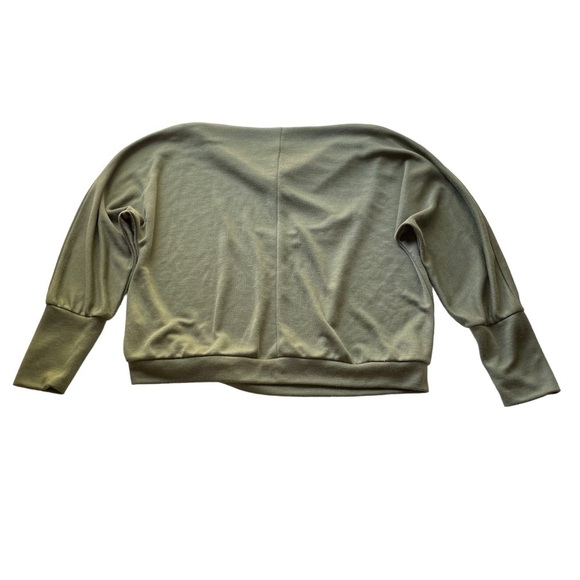 Banana Republic Dolman Long sleeve Knit Top Green Size XL Boat Neck NWT casual - Picture 8 of 9